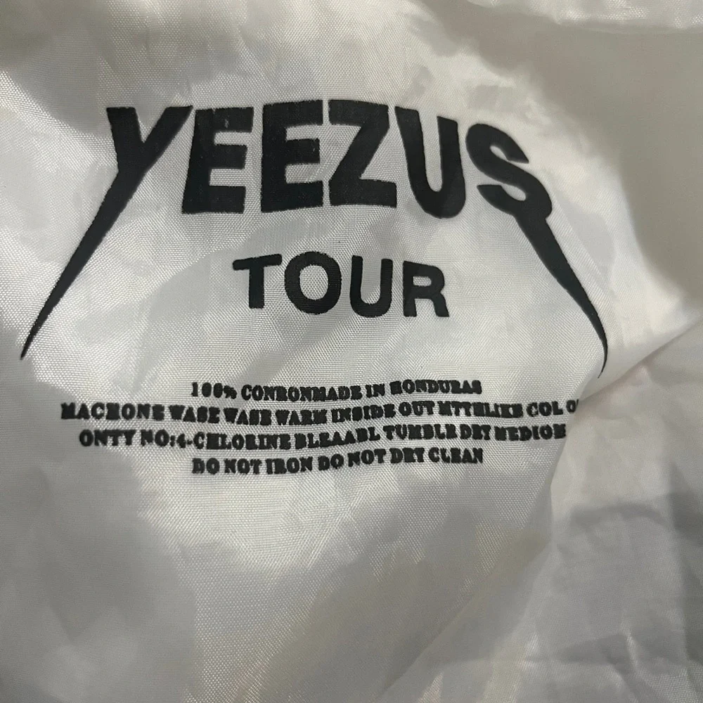 Yeezus Tour Jacket by Kanye West - White Windbreaker M-L